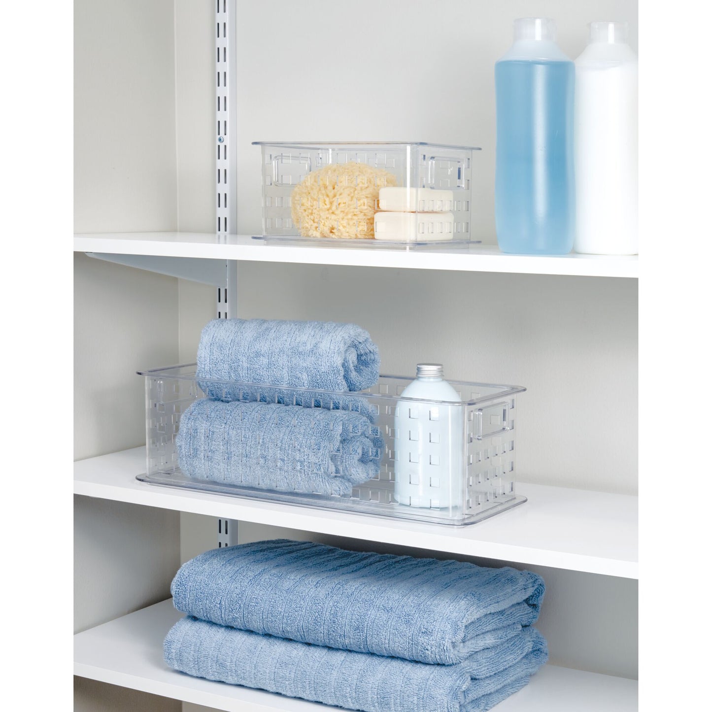 Spa Small Stacking Basket with Handles