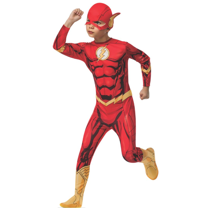 El disfraz de Flash para niño