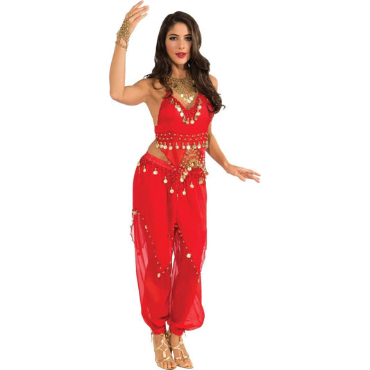 Red Belly Dancer Woman costume