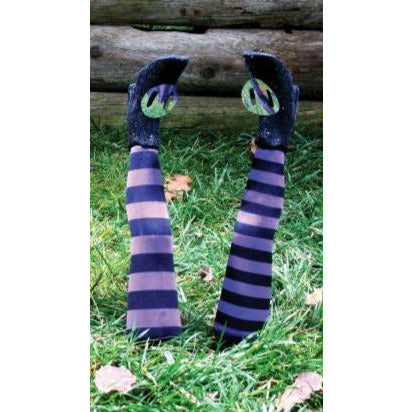 Witch legs yard stakes in 3 colors