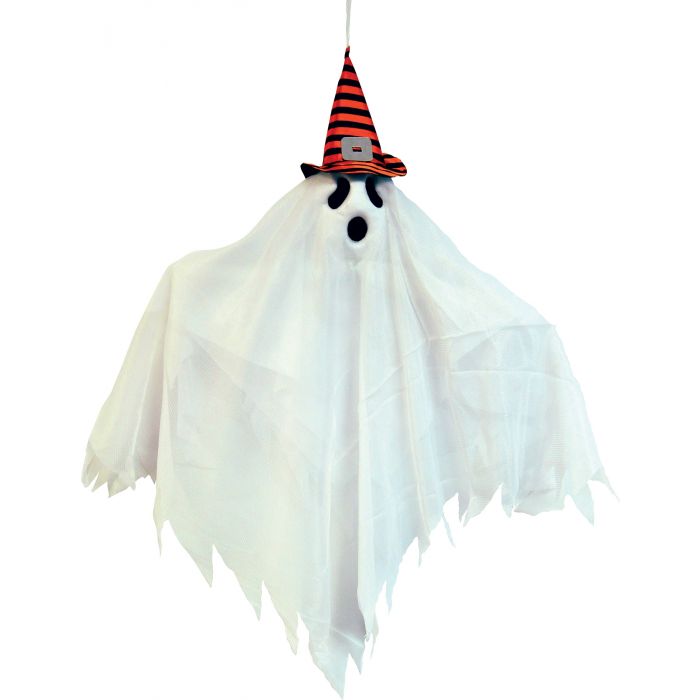 27" Hanging Ghost with Hat Assortment