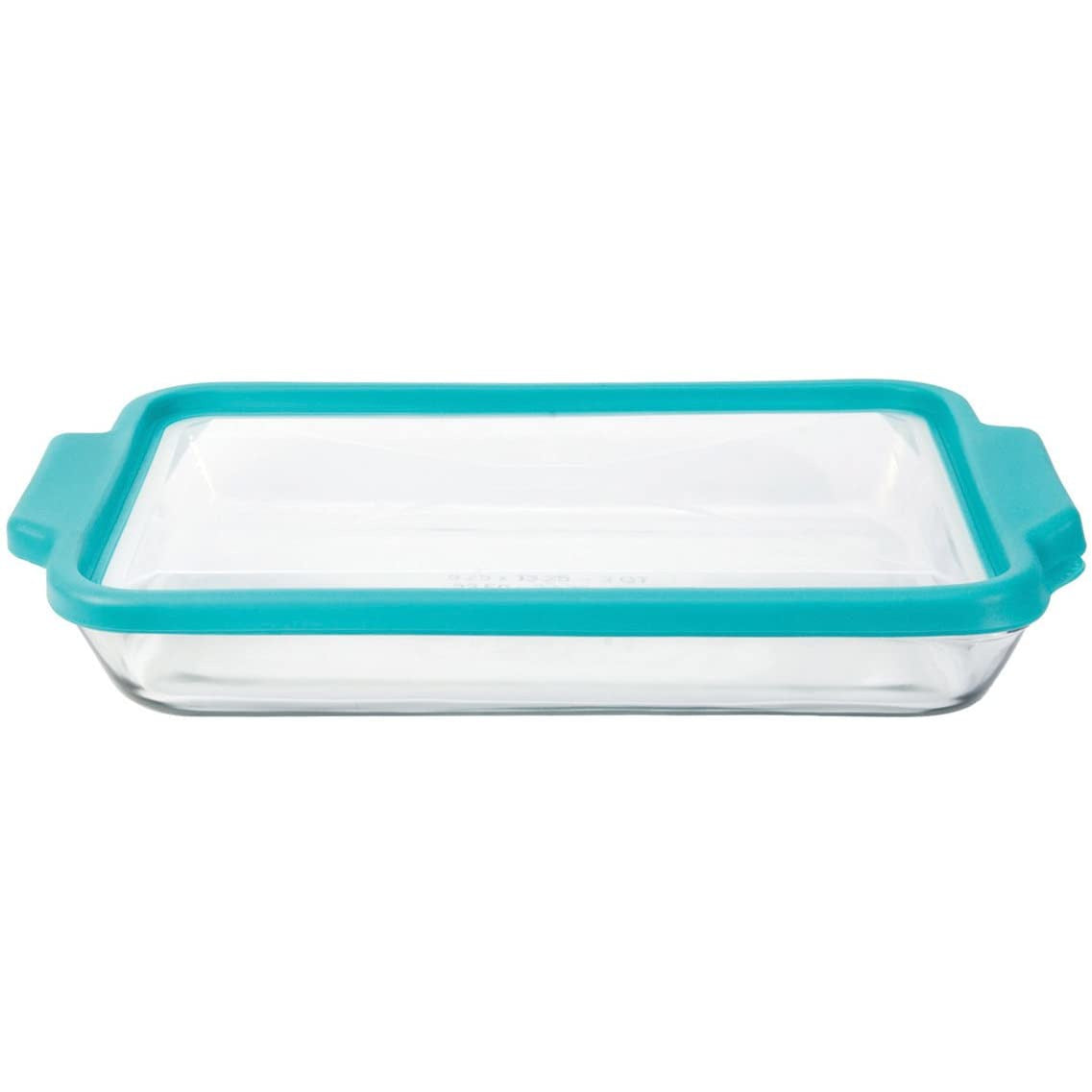 3QT BAKING DISH W / TEAL TRUEFIT LID