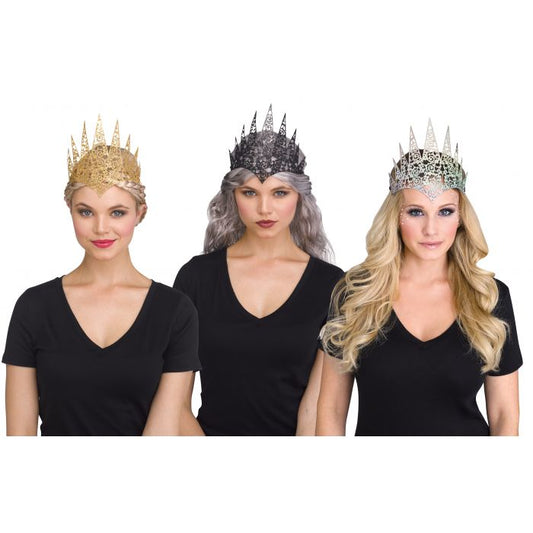 FLEXIBLE GLITTER CROWN