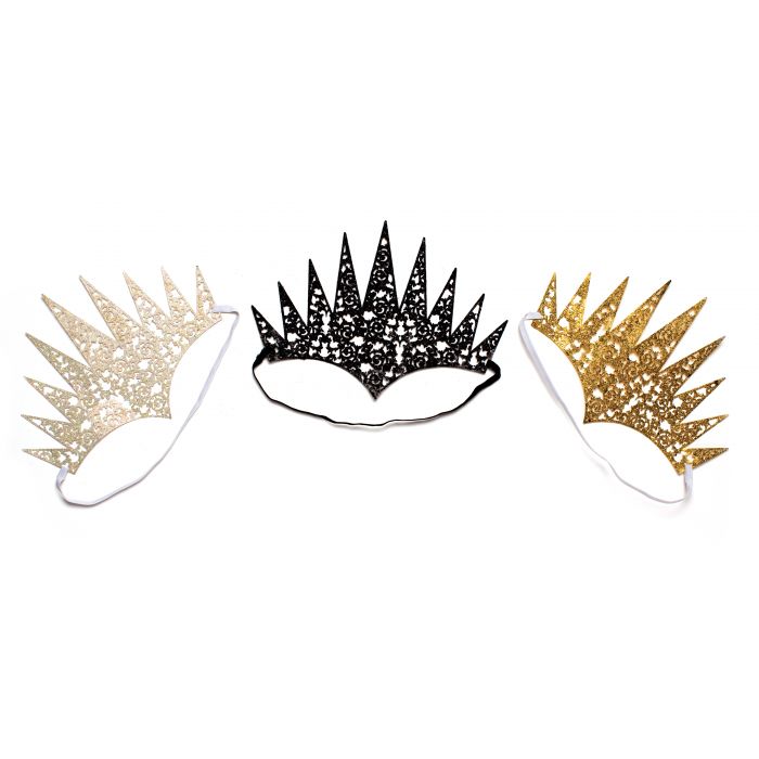 FLEXIBLE GLITTER CROWN