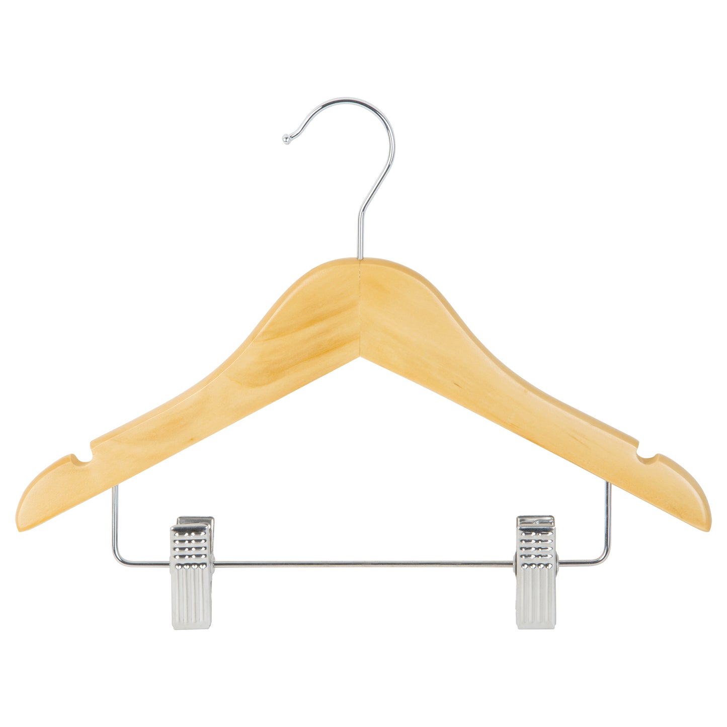 Juvenile Shirt Hanger With Clips - Set of 5