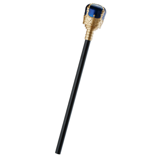 GOLD SCEPTER WITH BLUE ORB