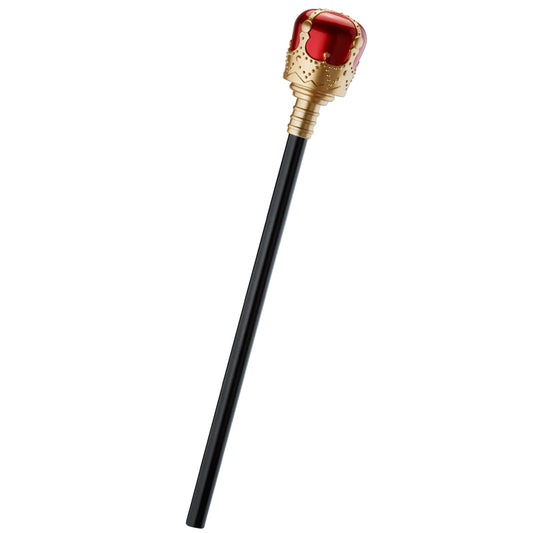 GOLD SCEPTER WITH RED ORB