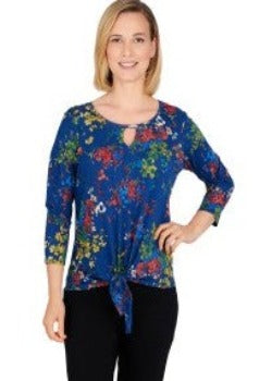 BLOUSE INDIGO MULTI - RUBY RD