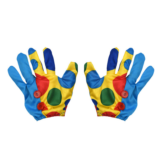 Polka Dot Clown Gloves