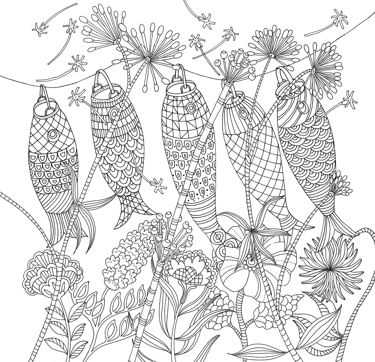 Zen Garden Artist's Coloring Book