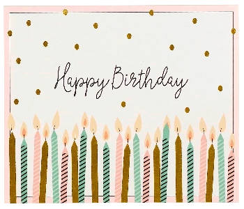 Happy Birthday Note Cards