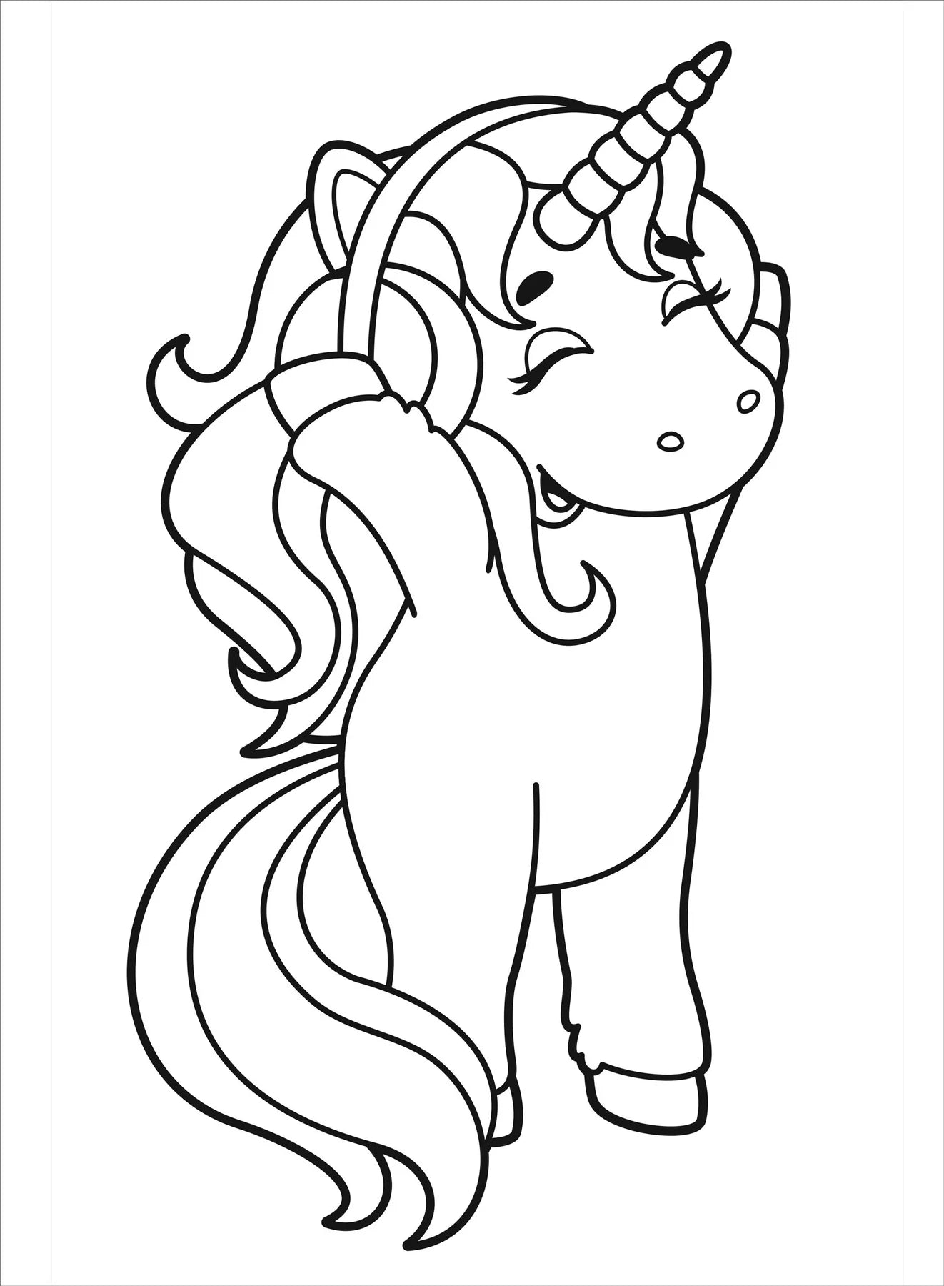 Unicorns Coloring Book!