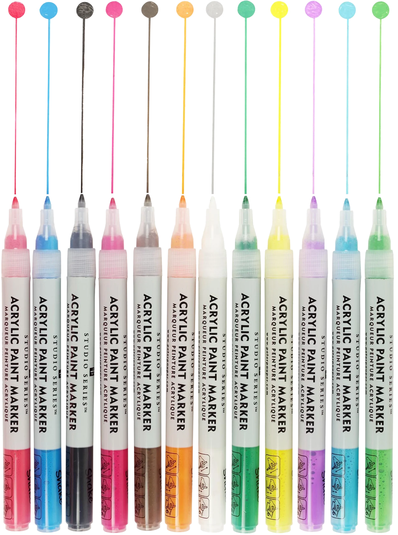 Studio Series Acrylic Paint Markers (Set of 12)