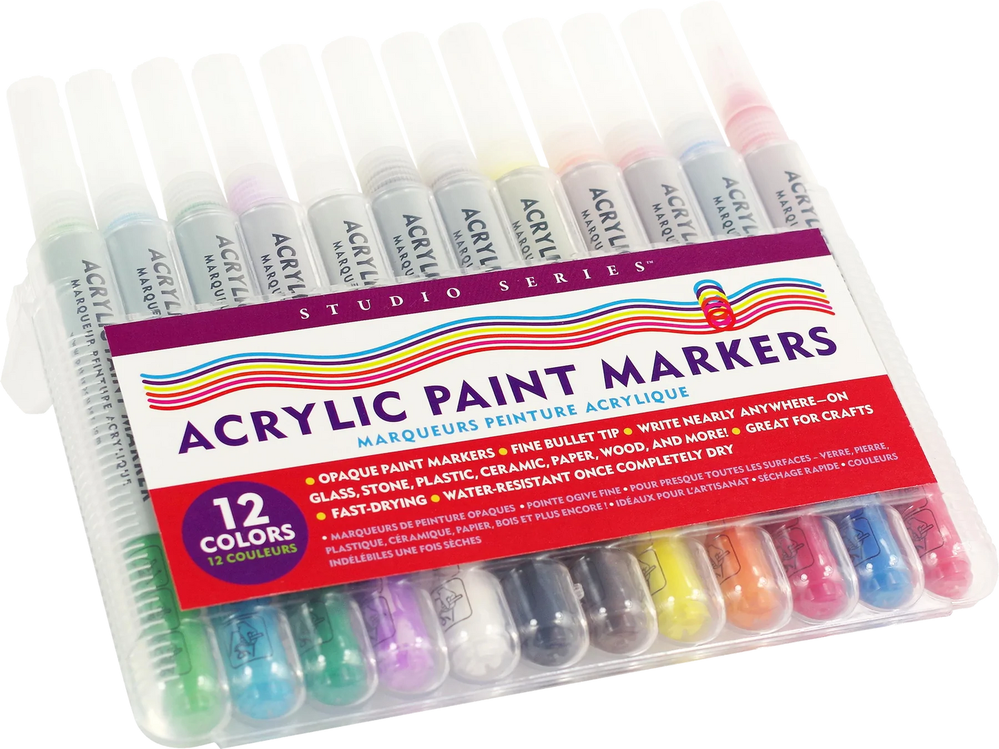 Studio Series Acrylic Paint Markers (Set of 12)