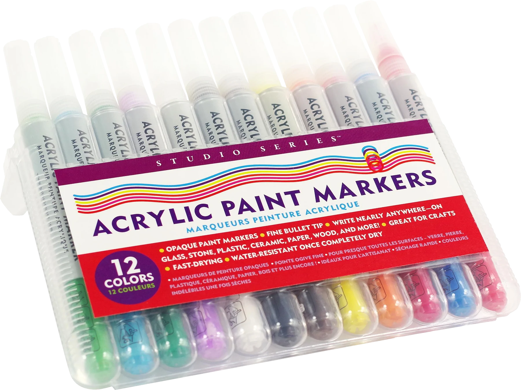 Studio Series Acrylic Paint Markers (Set of 12)