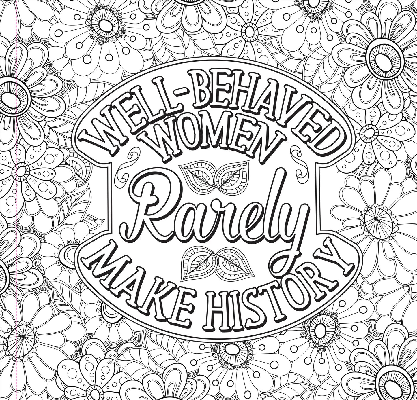 Kick-Ass Affirmations for Women Coloring Book