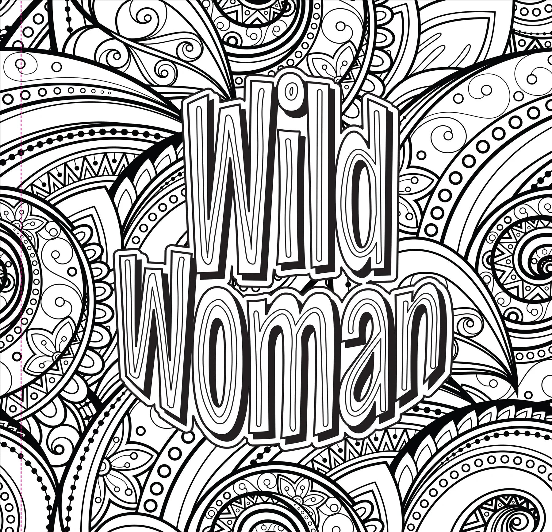 Kick-Ass Affirmations for Women Coloring Book