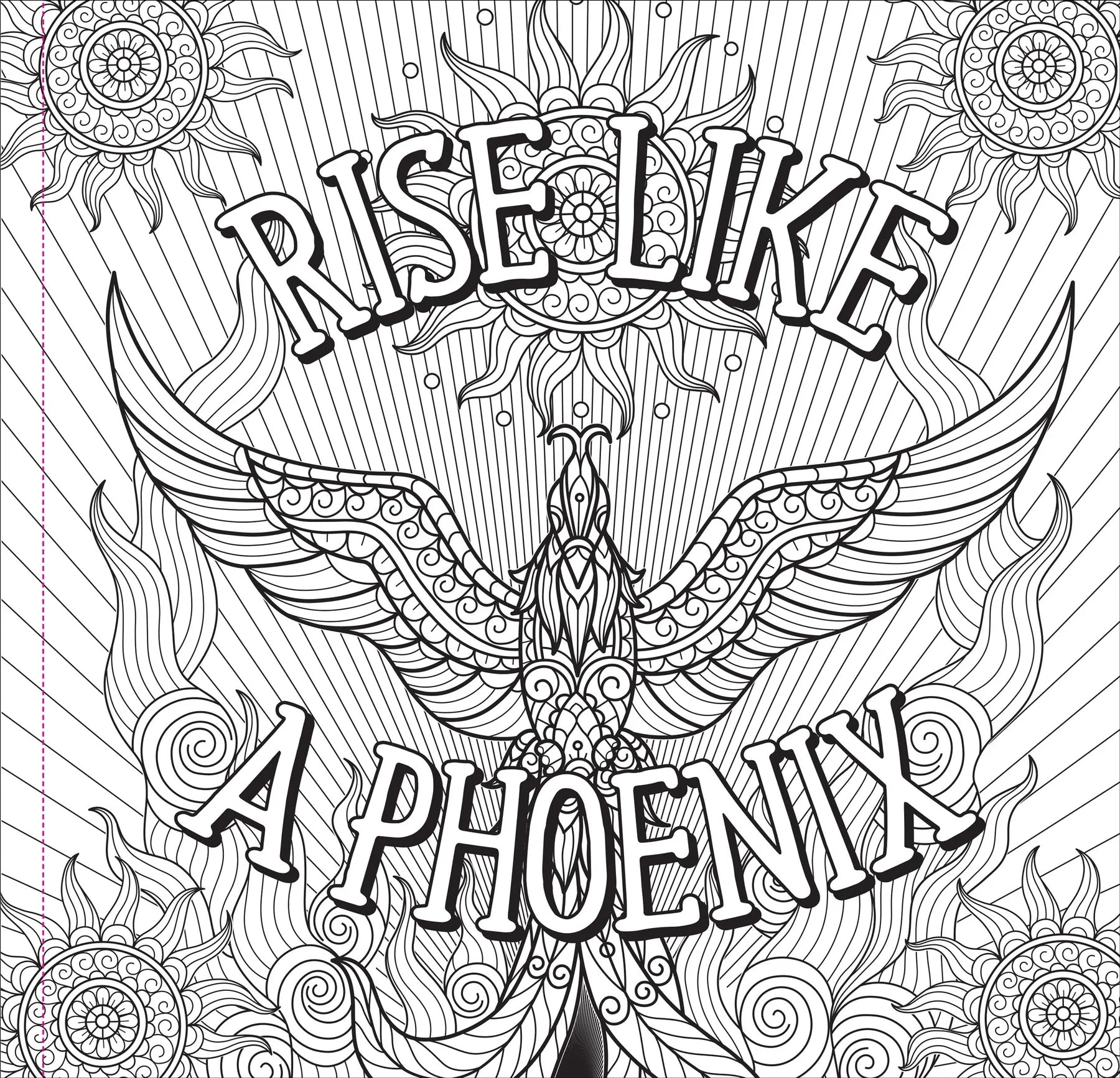 Kick-Ass Affirmations for Women Coloring Book