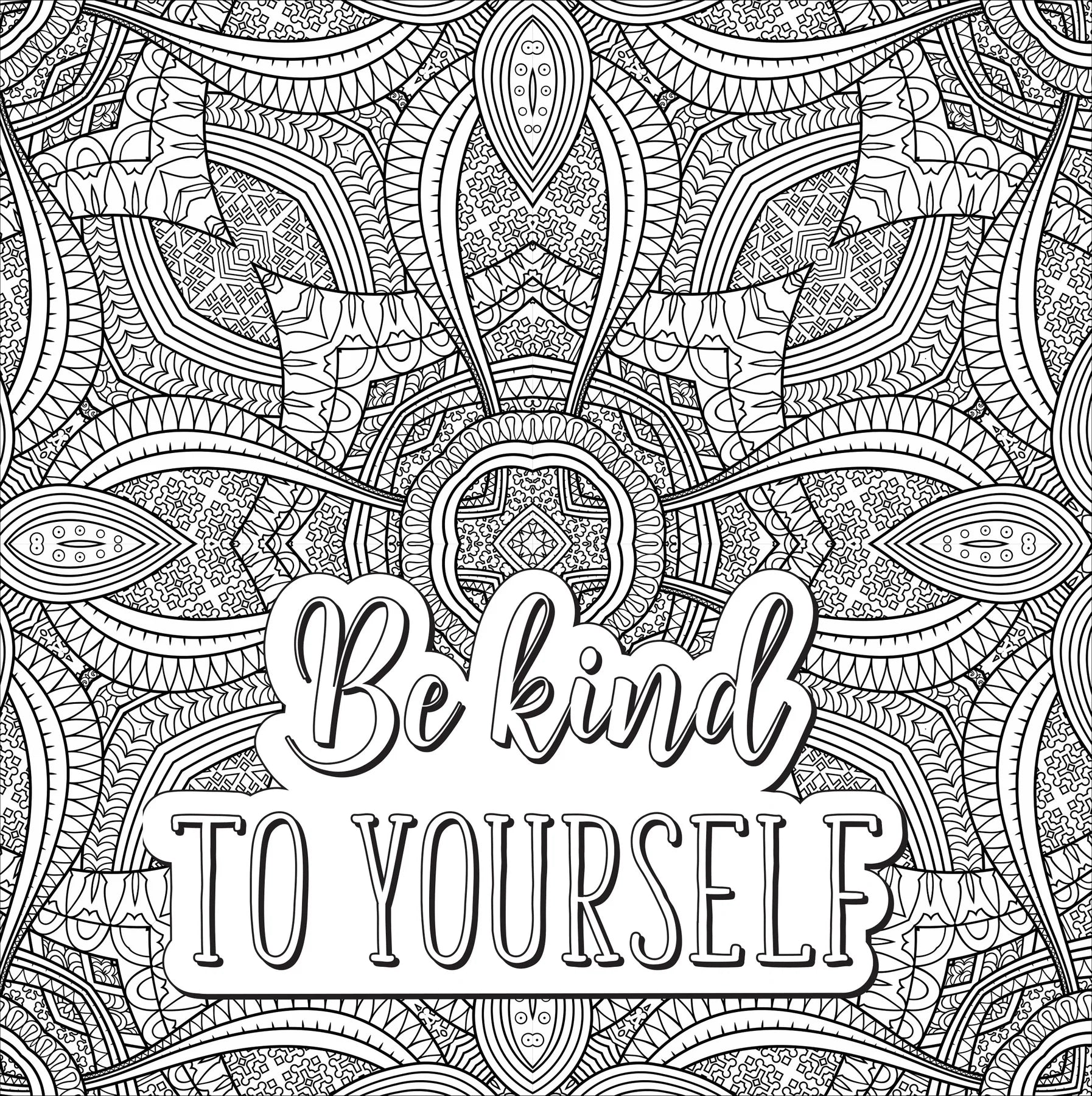 Self Care Artist's Coloring Book