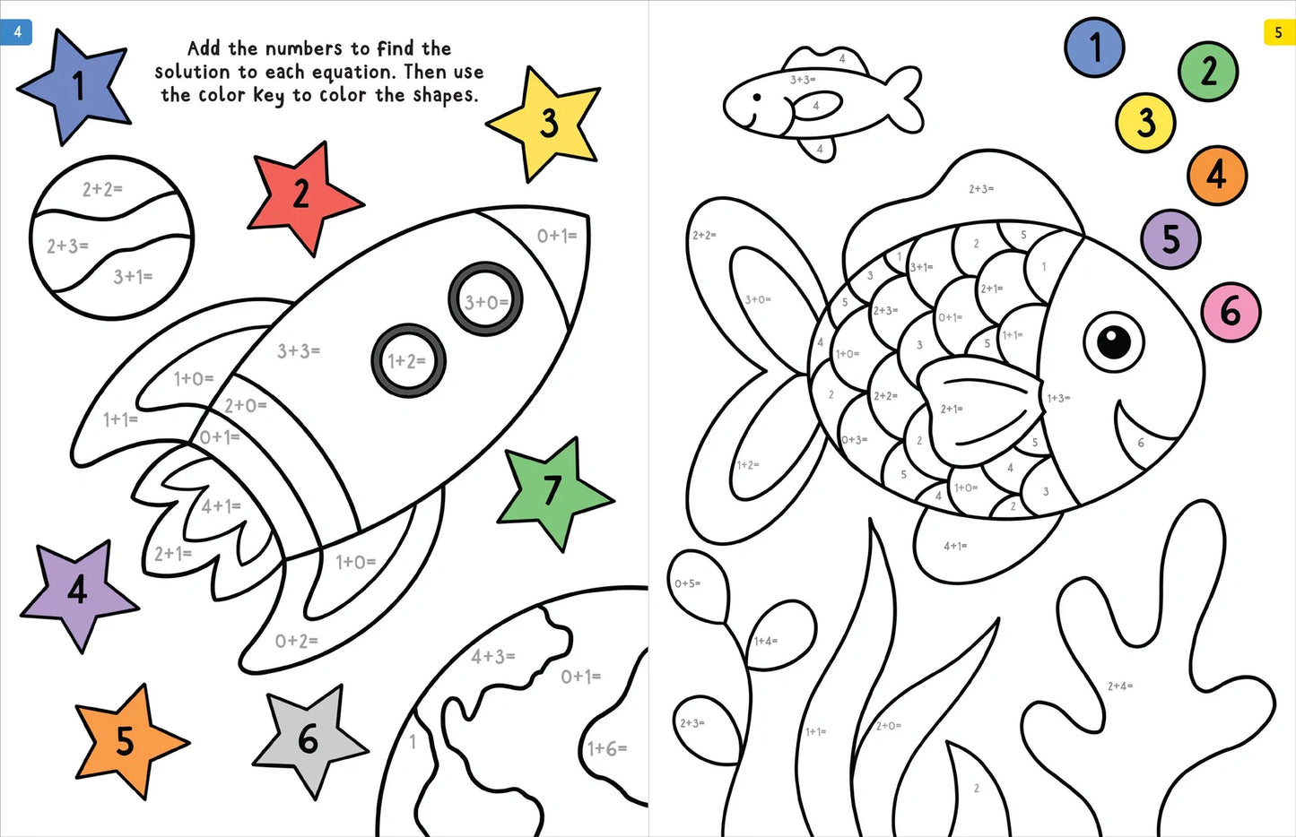 Color By Addition and Subtraction