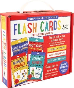 Bilingual English-Spanish Flash Cards Value Pack (Set of 4)