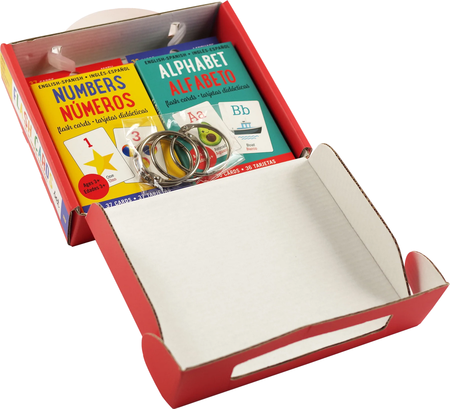 Bilingual English-Spanish Flash Cards Value Pack (Set of 4)