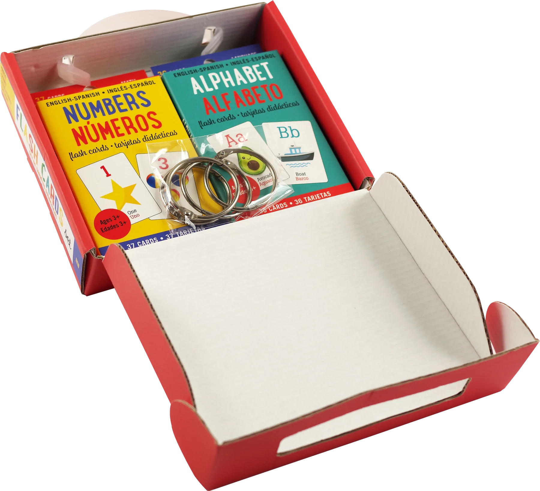 Bilingual English-Spanish Flash Cards Value Pack (Set of 4)