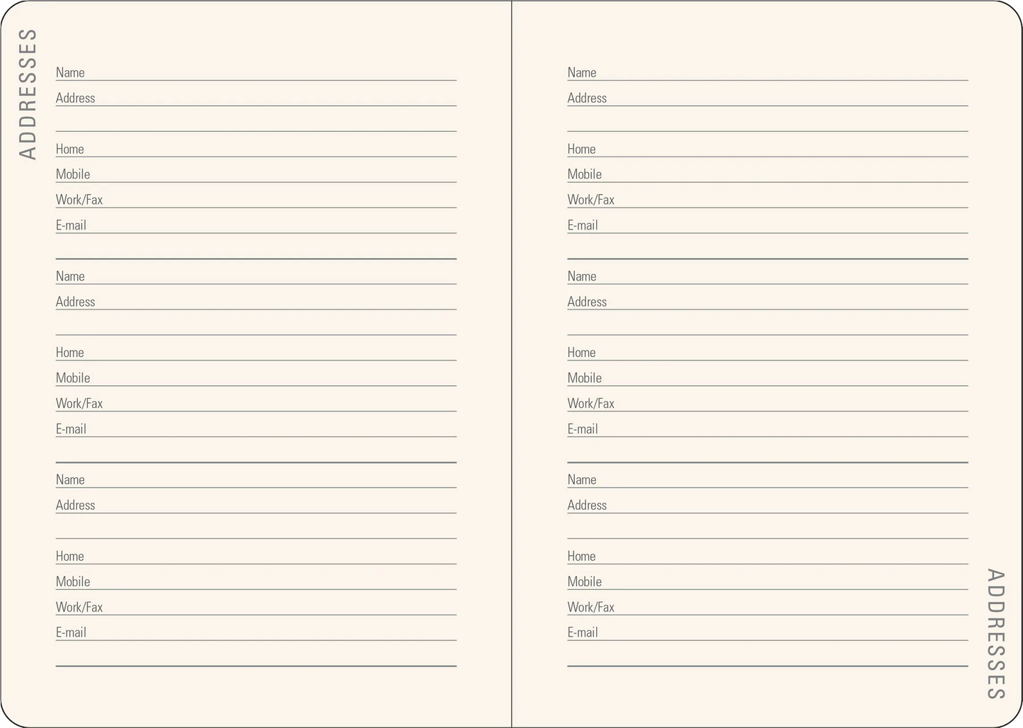 2023 Floral Fields Weekly Planner