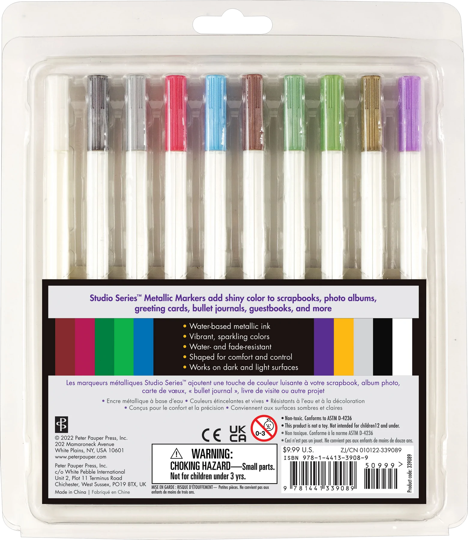 Studio Series Metallic Markers Set