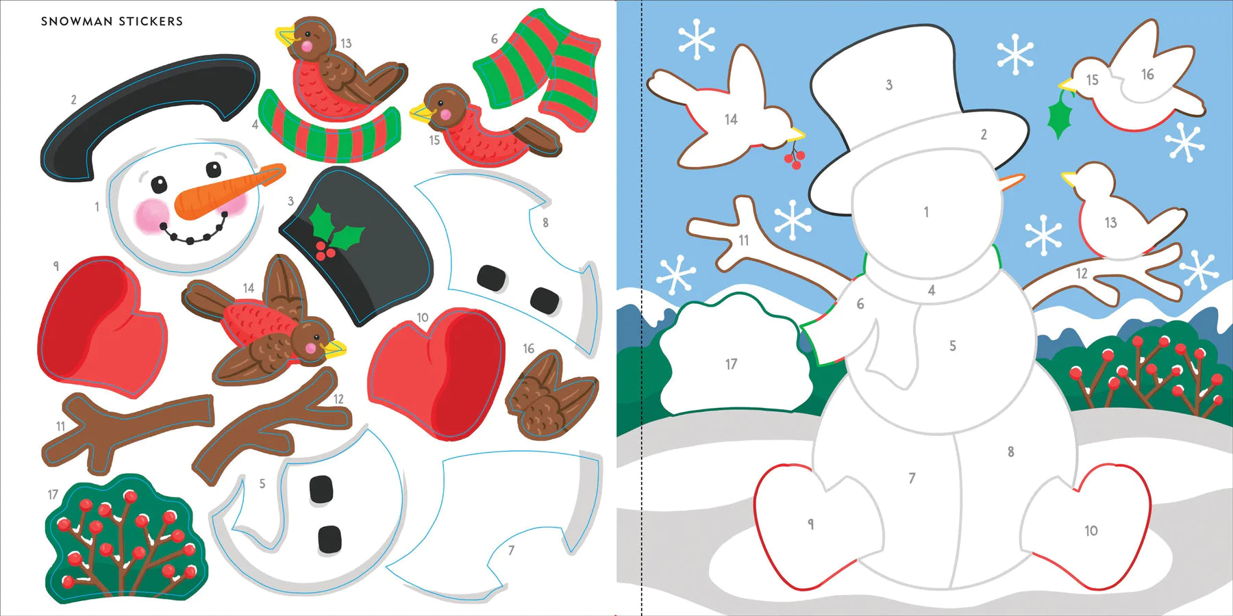 My First Color-by-Sticker Book -- Christmas