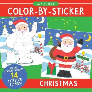 My First Color-by-Sticker Book -- Christmas