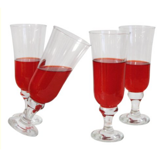 Icon Glassware Capri All Purpose Pilsner Glasses Set of 4 Feature