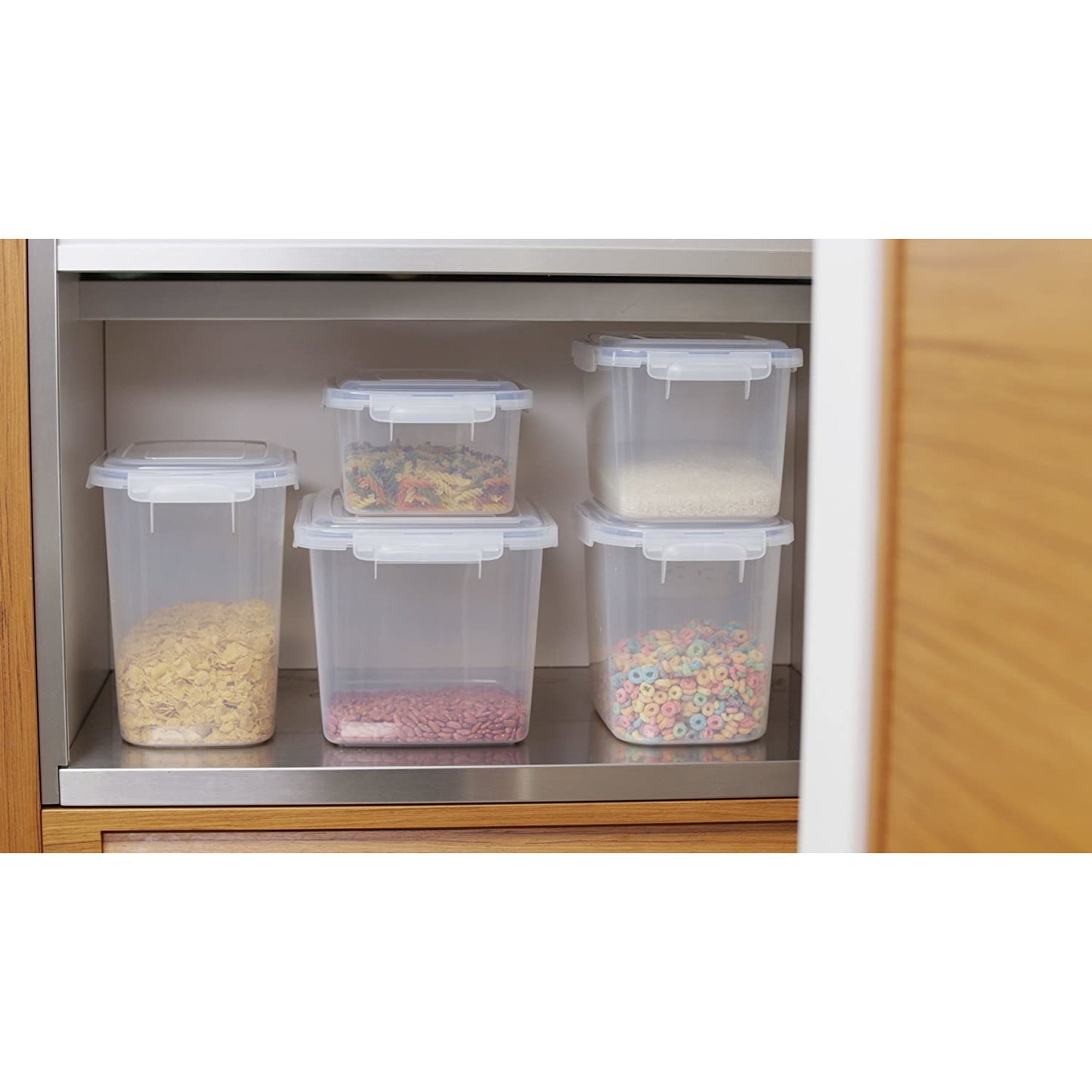 4 Sided Locks Storage Container 2.6 Gal