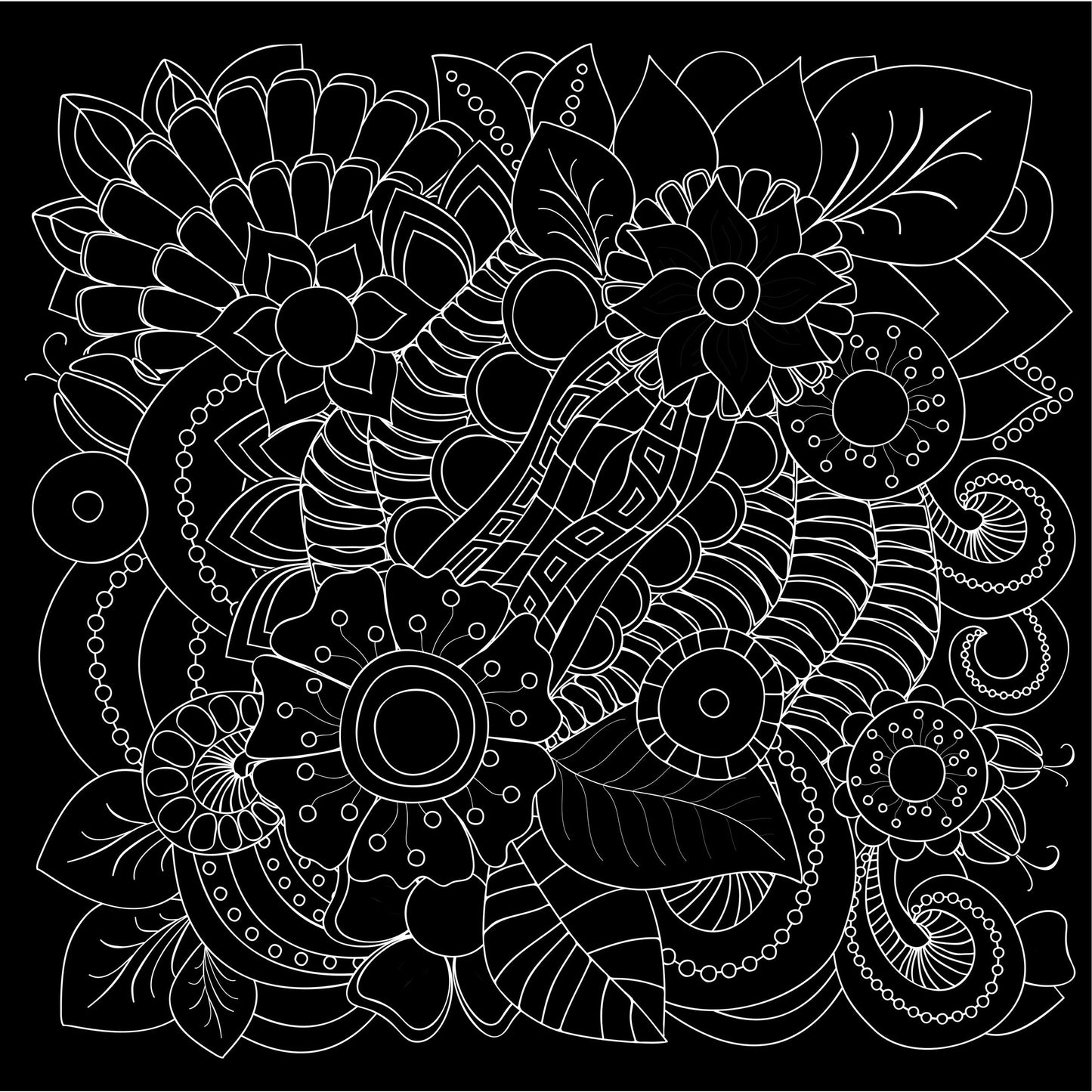 COLORING BOOK BACK IN BLACK