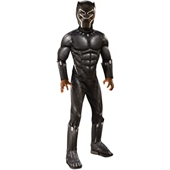 BLACK PANTHER MUSCLE CHEST CHILD COSTUME
