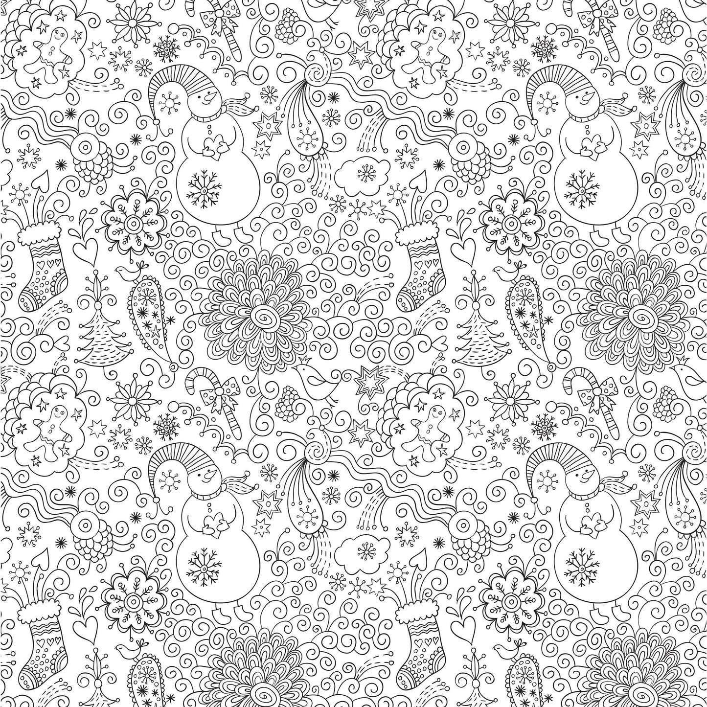 COLORING BOOK CHRISTMAS DESIGNS