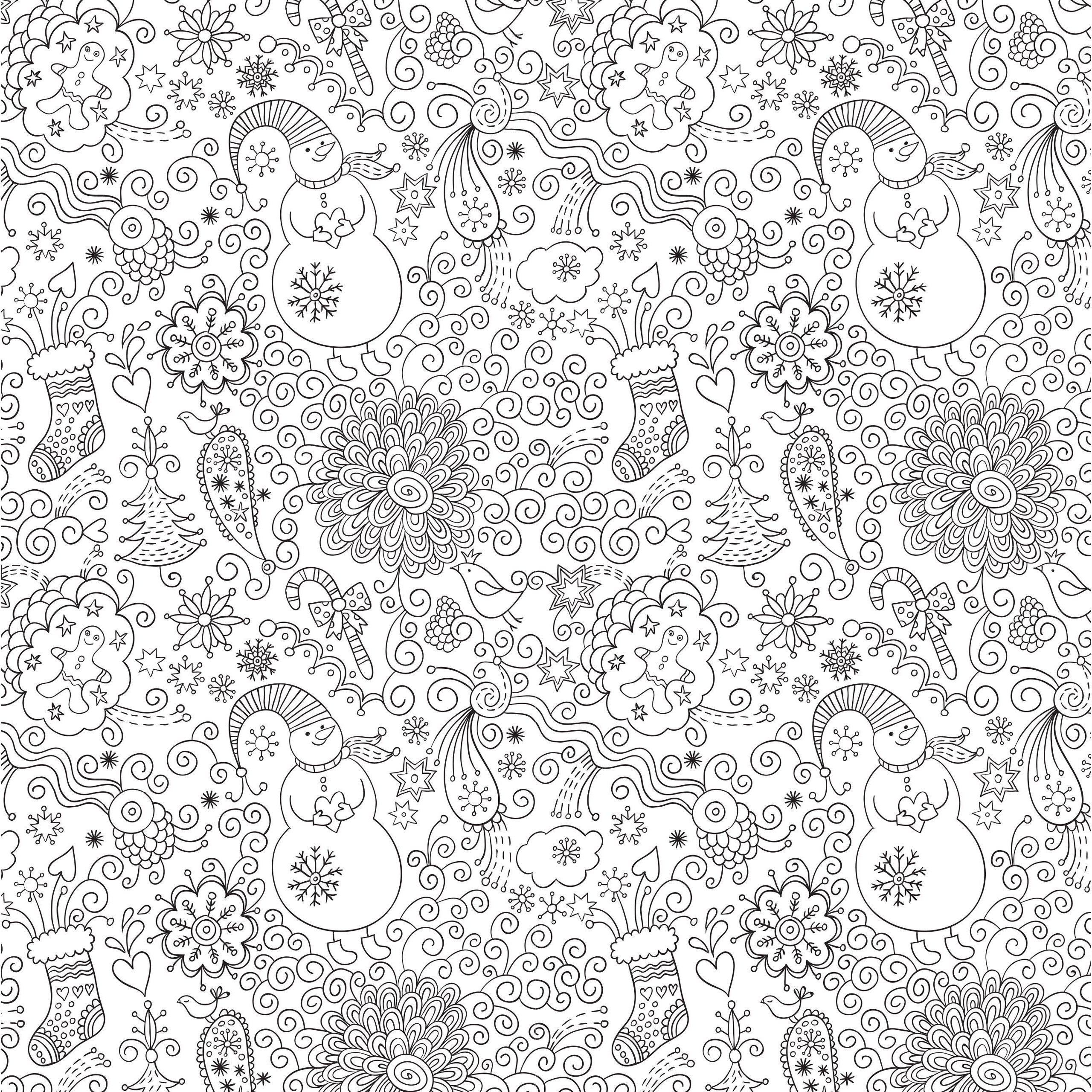 COLORING BOOK CHRISTMAS DESIGNS