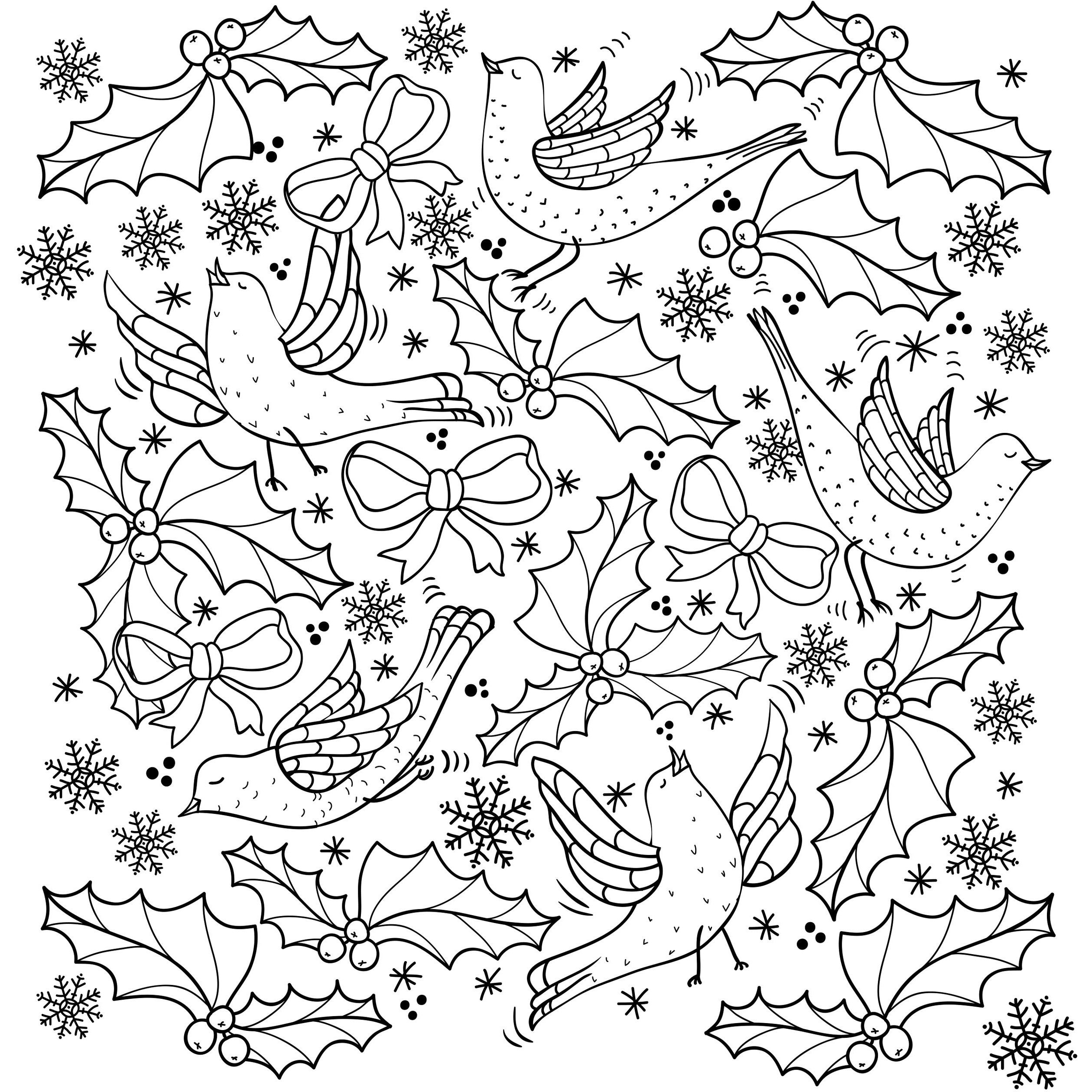 COLORING BOOK CHRISTMAS DESIGNS