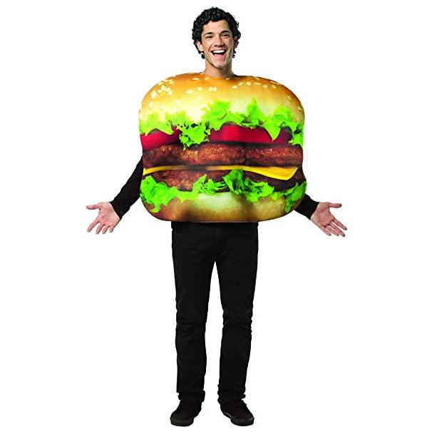 CHEESE BURGER MAN COSTUME