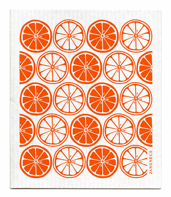 SWEDISH DISHCLOTH - CITRUS - ORANGE