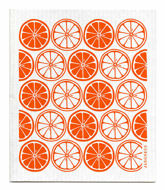 SWEDISH DISHCLOTH - CITRUS - ORANGE