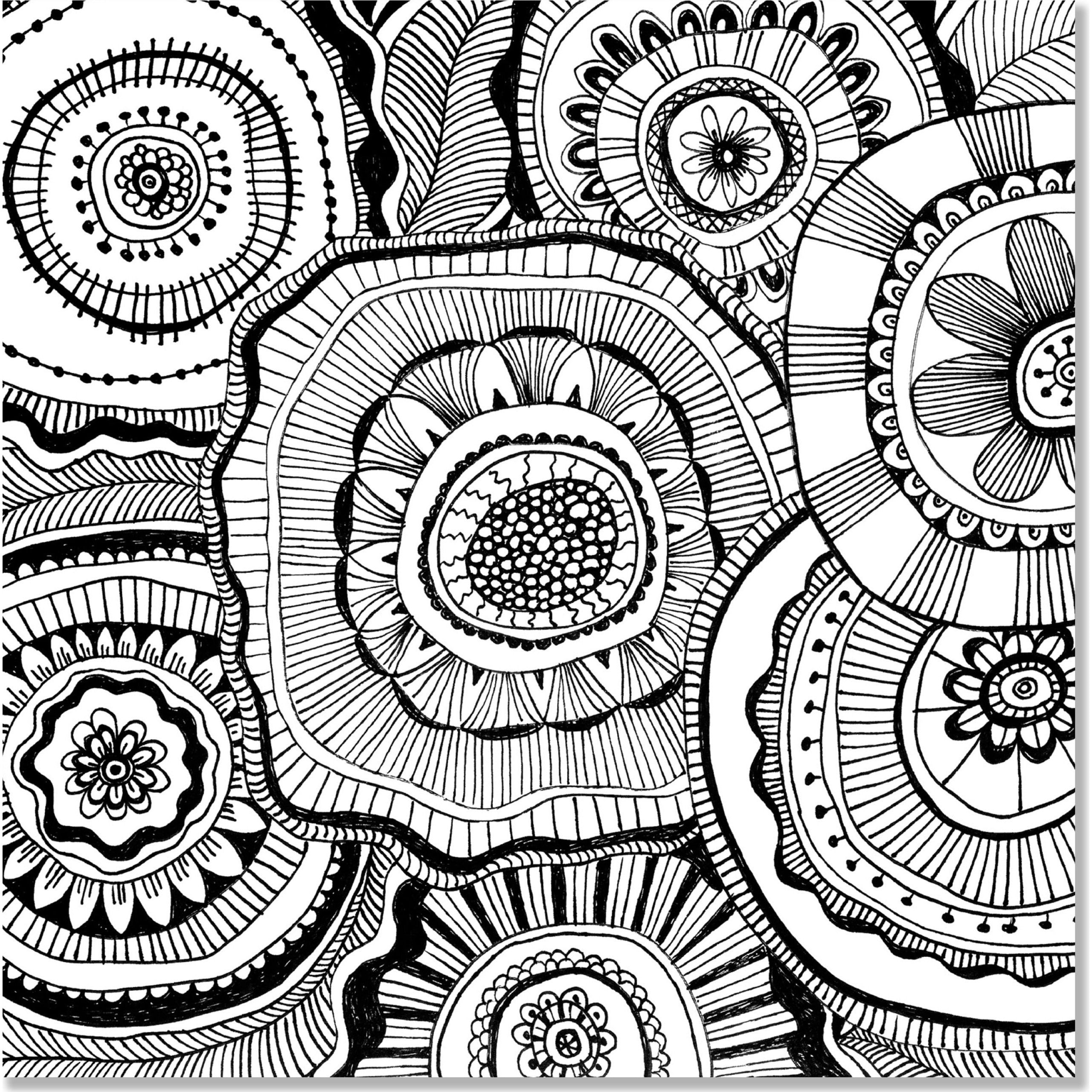 COLORING BOOK DOODLE DESIGNS