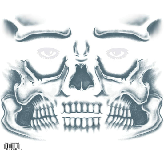 Face tattoos Skull