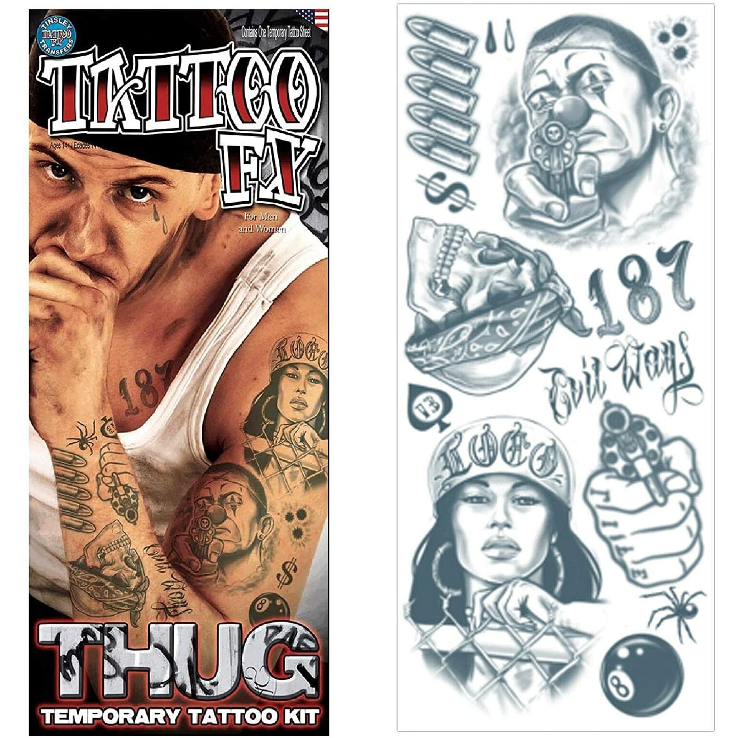 Character tattoos Thug