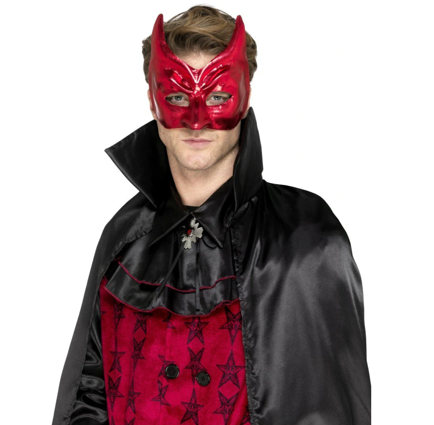 DEVIL MAASQUERADE EYEMASK,RED
