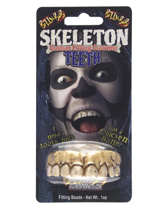 SKELETON TEETH,BROWN