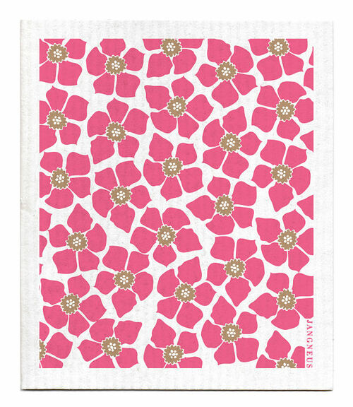 SWEDISH DISHCLOTH - DAFFODIL - PINK