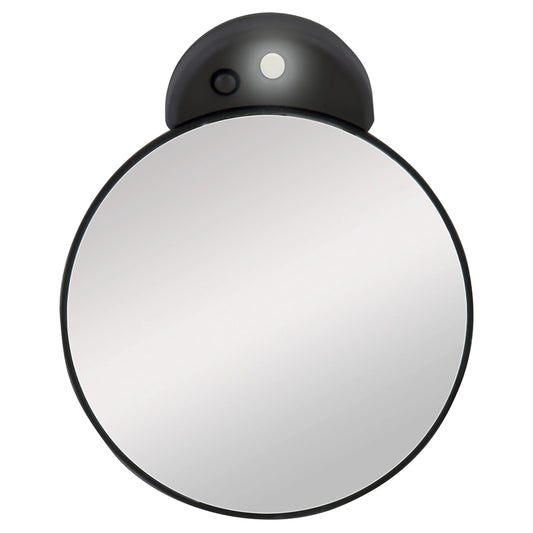 Lighted 10x Sport Mirror in Black