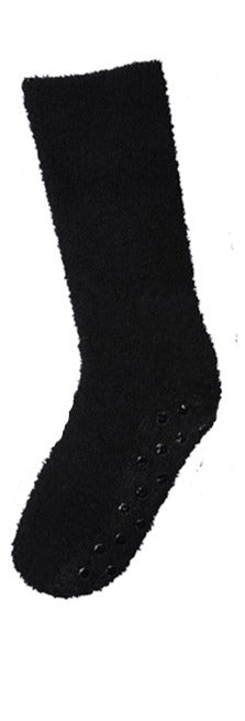 Fuzzy Skid-Proof Solid Crew Sock