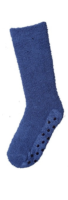 Fuzzy Skid-Proof Solid Crew Sock